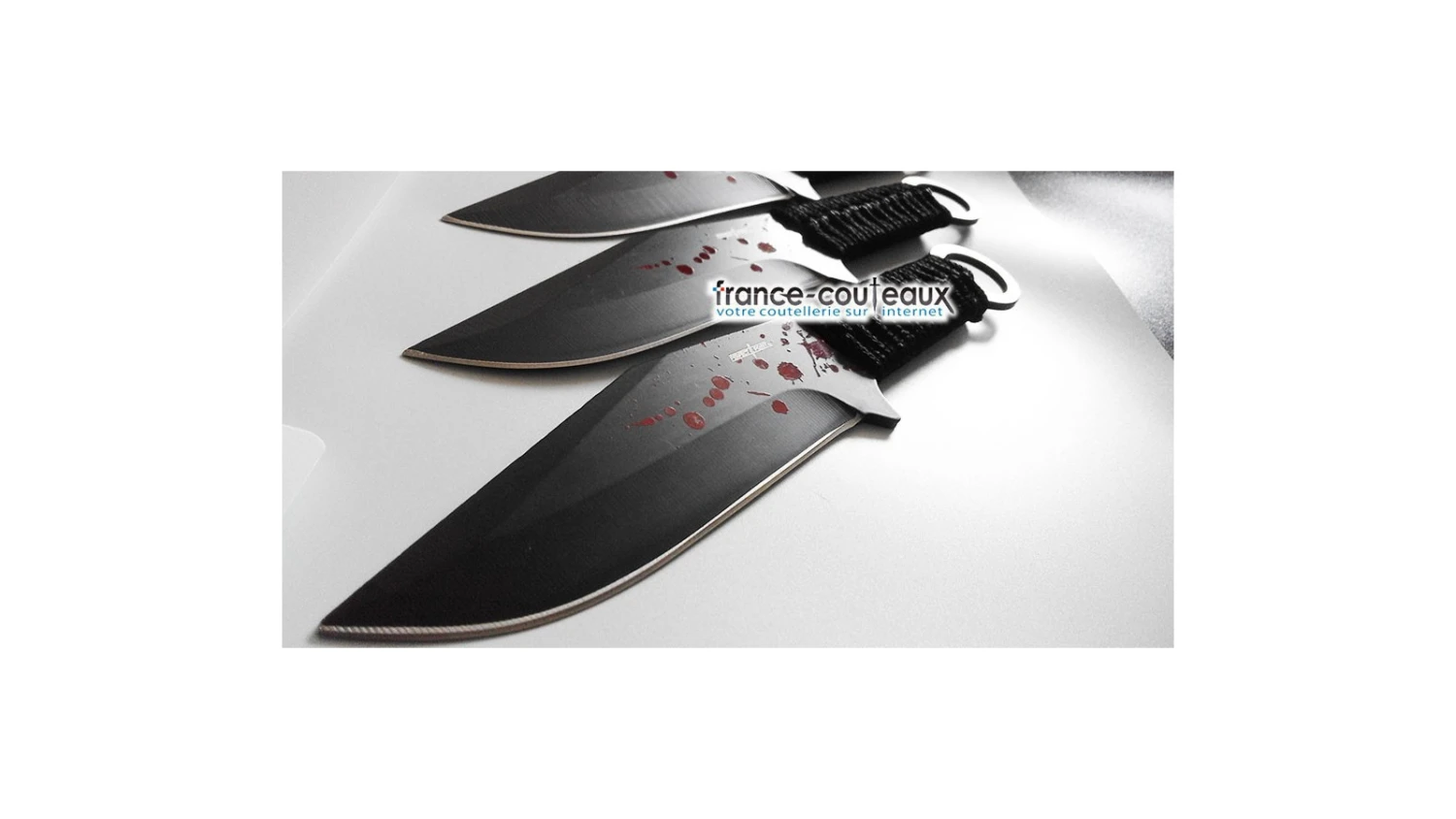 3 Couteaux De Lancer Perfect Point Zombie Blood 8 3 Couteaux De Lancer Perfect Point Zombie Blood – Image 6