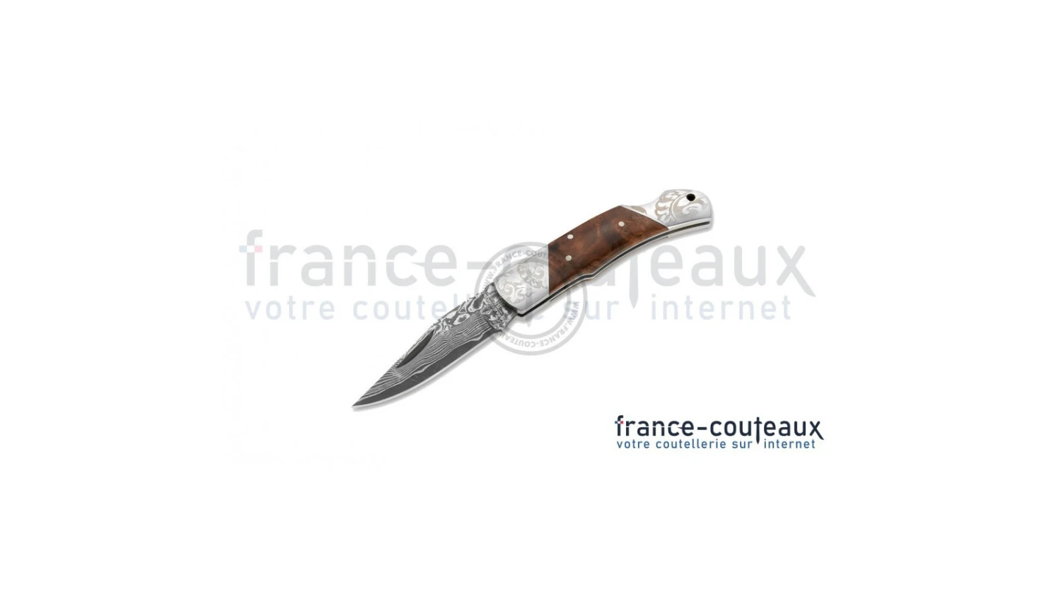 Boker Damascus Duke - Couteau De Poche 3 Boker Damascus Duke - Couteau De Poche