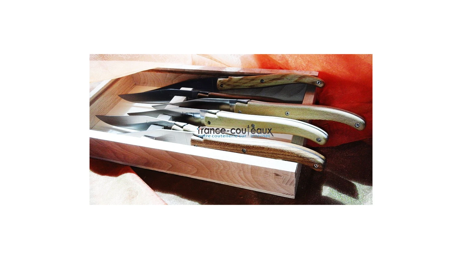 Coffret 6 Couteaux Laguiole De Table G. David 10 Coffret 6 Couteaux Laguiole De Table G. David – Image 8