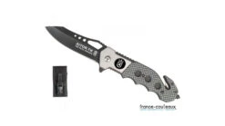 Couteau Aitor Tactical Avec Coupe Corde Et Brise Vitre