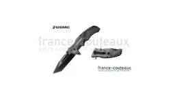 Couteau De Poche USMC Lame Tanto Avec Ouverture Assistée