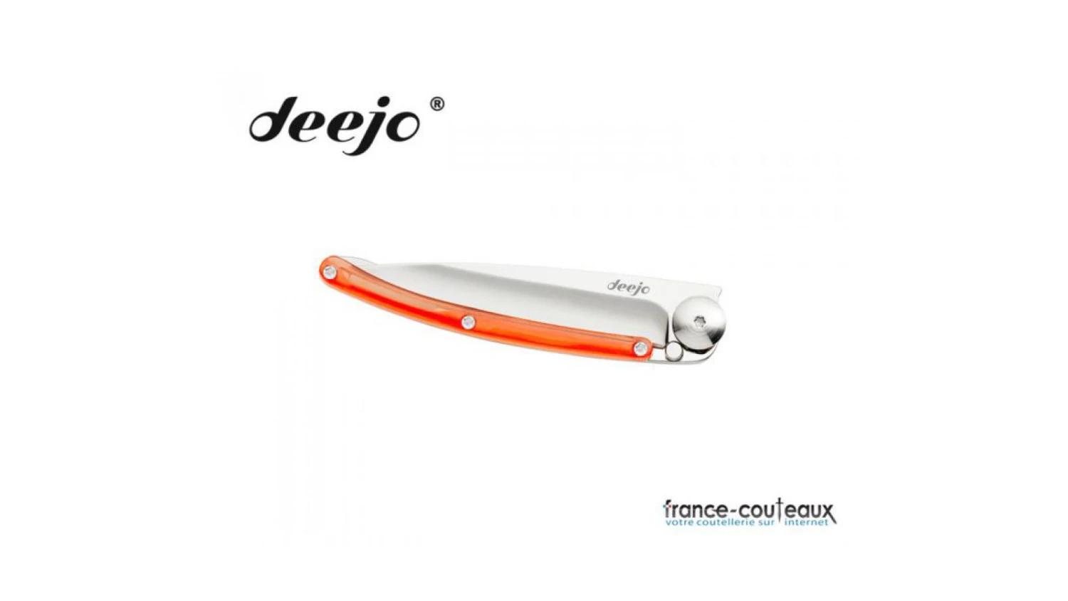 Couteau Deejo Colors Orange 27g 5 Couteau Deejo Colors Orange 27g â Image 3