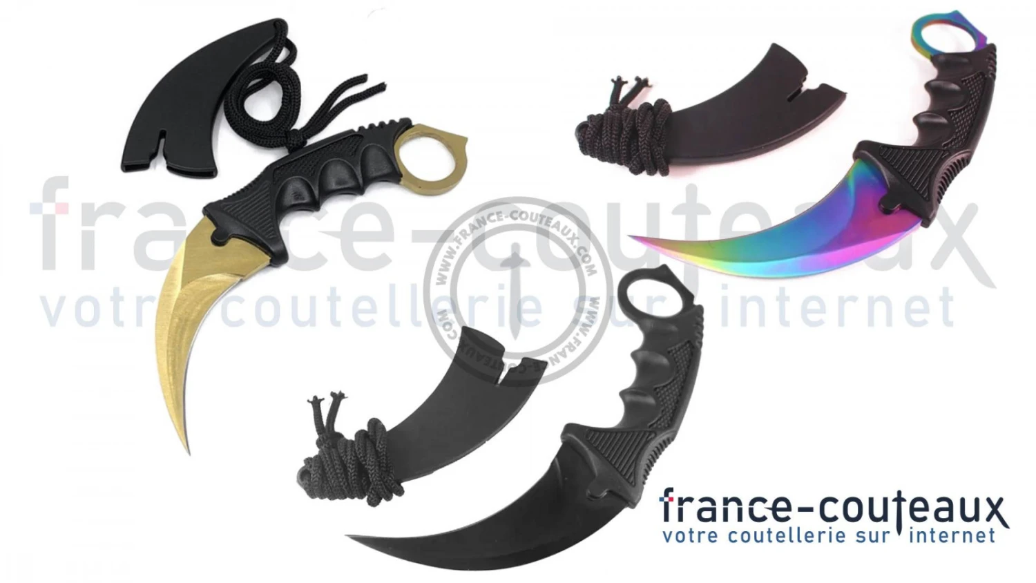 Couteau Karambit Tour De Cou Couleur Aux Choix 4 Couteau Karambit Tour De Cou Couleur Aux Choix – Image 2