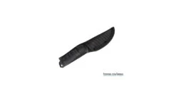Couteau Noir Mat Militaire Ultra Solide Manche G10
