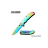 Couteau Pliant à Ouverture Assistée Tac-force Speedster Rainbow -Boutique United Cutlery couteau pliant a ouverture assistee tac force speedster rainbow