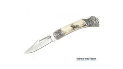 Couteau Pliant Pour Chasseur Deco Cerf