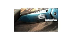 Couteau Pliant Tanto Bleu Titane -Boutique United Cutlery couteau pliant tanto bleu titane 3