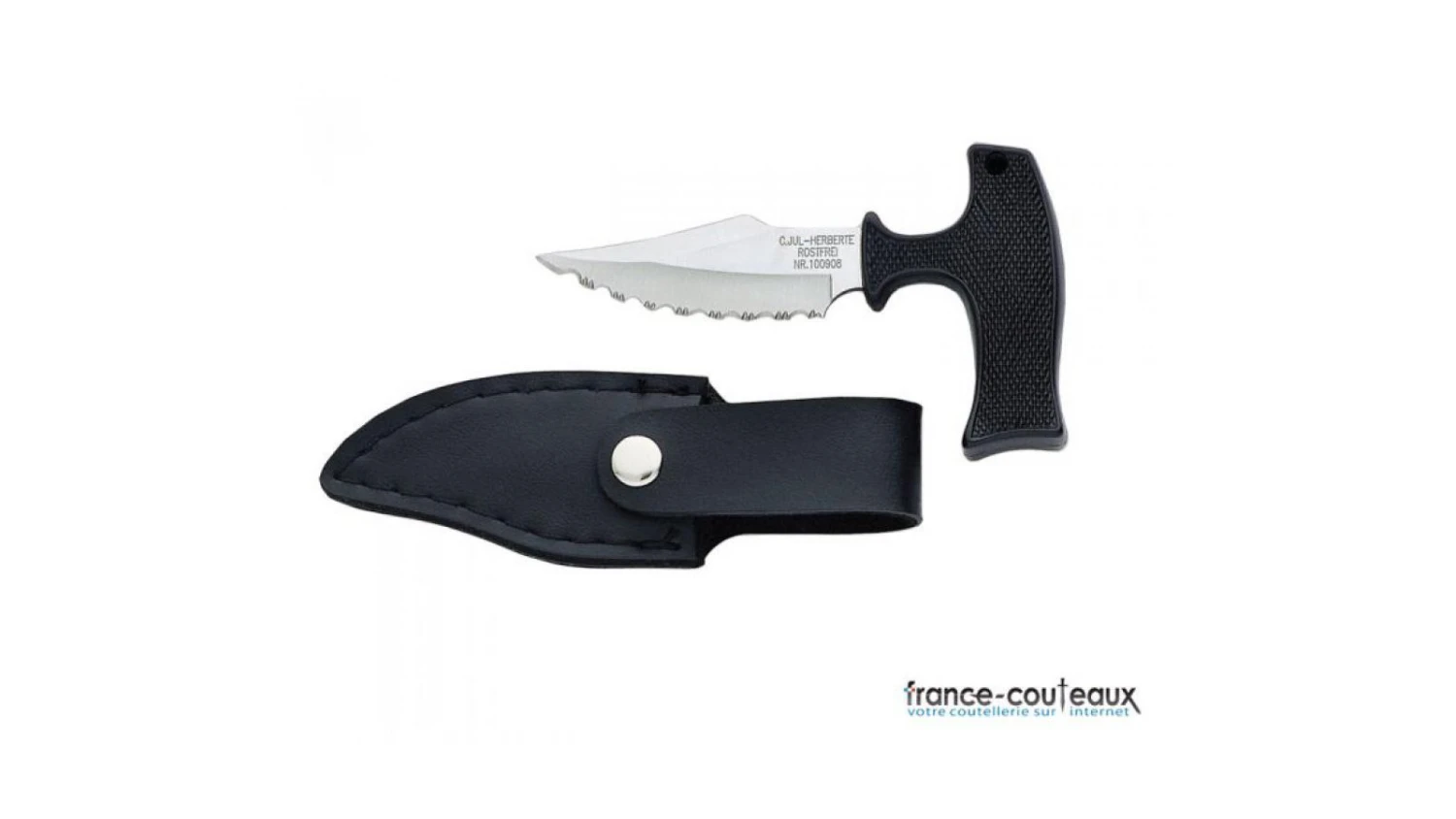 Herbertz Couteau Push Dagger De Défense Avec étui 3 Herbertz Couteau Push Dagger De Défense Avec étui