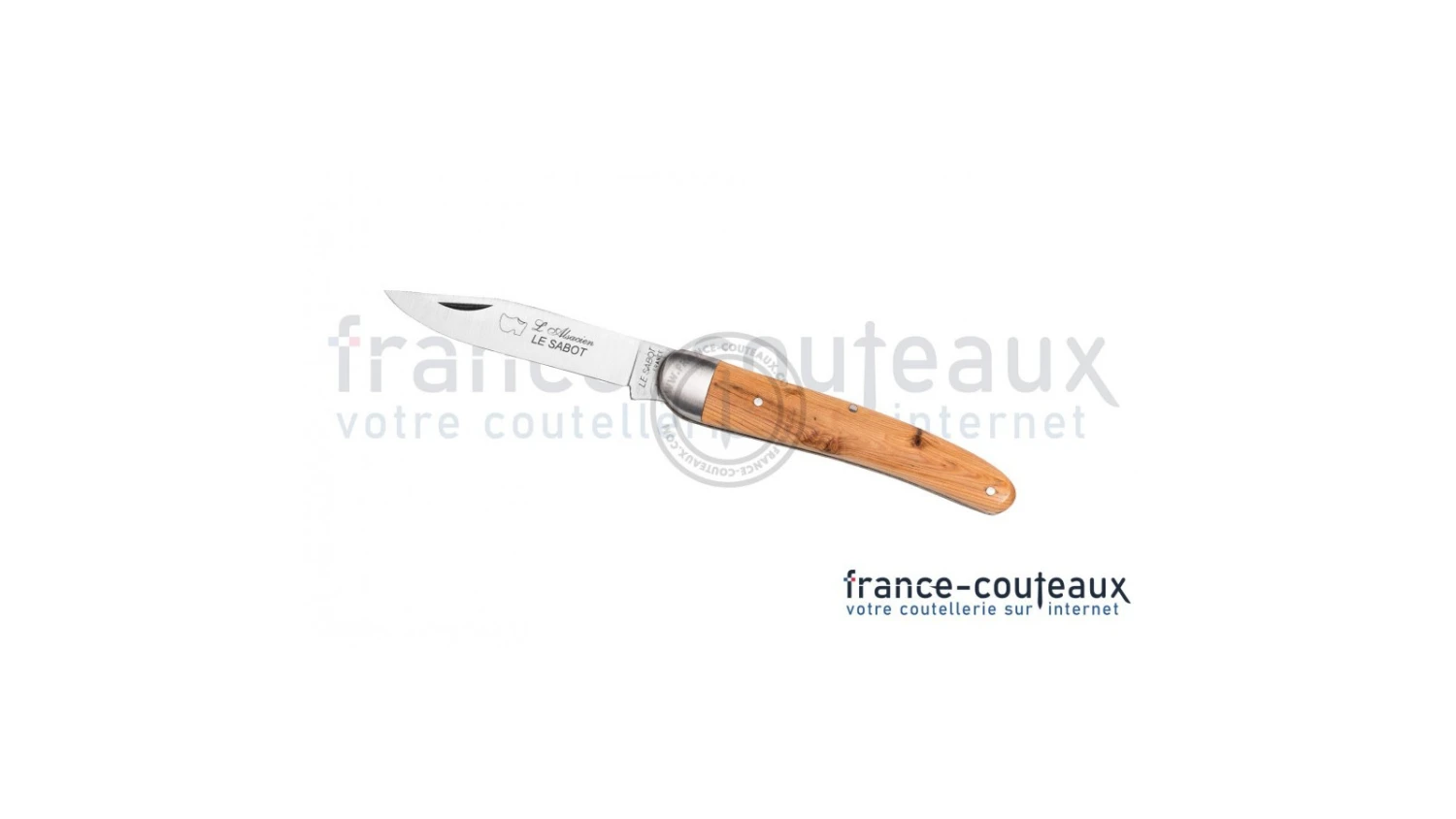 Couteau Régional Au Sabot L'alsacien Manche Olivier 3 Couteau Régional Au Sabot L'alsacien Manche Olivier