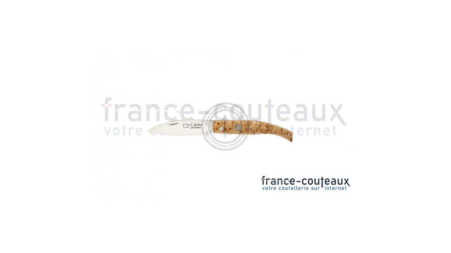 Couteau Régional Au Sabot L'autan En Bouleau 5 Couteau Régional Au Sabot L'autan En Bouleau – Image 3