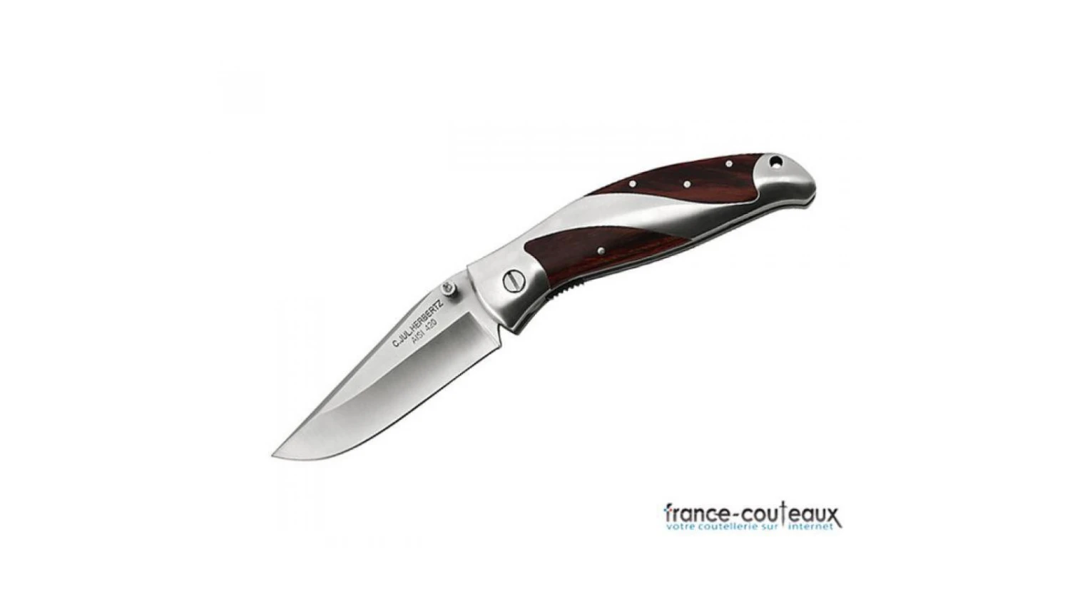 Couteau Savoie Acier Brossé HERBERTZ 4 Couteau Savoie Acier Brossé HERBERTZ – Image 2