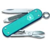Victorinox COUTEAU SUISSE MINIATURE - BLEU METAL - 58 MM -Boutique United Cutlery couteau suisse miniature bleu metal 58 mm