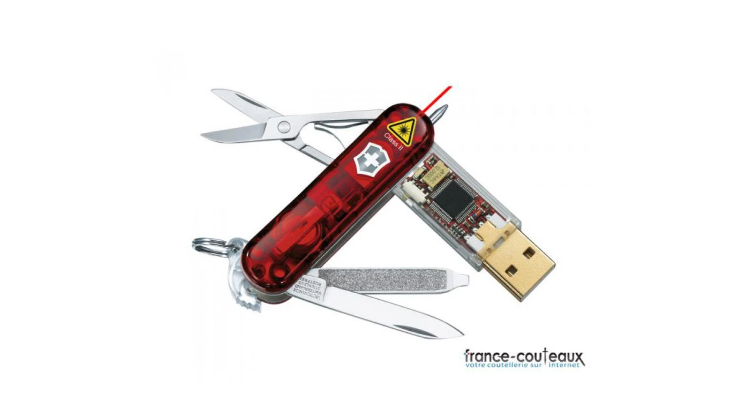 Couteau Suisse Victorinox Avec Clef USB Flash 4 Go Et Laser 3 Couteau Suisse Victorinox Avec Clef USB Flash 4 Go Et Laser