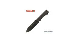 Couteau Tactical Noir Aitor Zero Avec Etui De Transport
