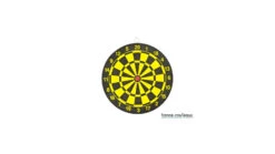 Ensemble De Trois Couteau De Lancer Avec Cible De 20 Cm