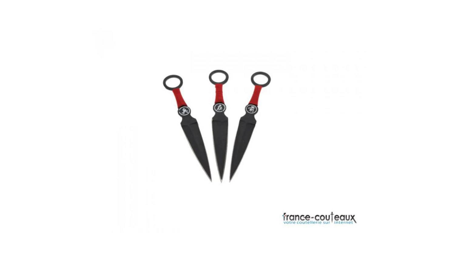 Jeu De 3 Couteaux A Lancer - Kunaï 4 Jeu De 3 Couteaux A Lancer - Kunaï – Image 2