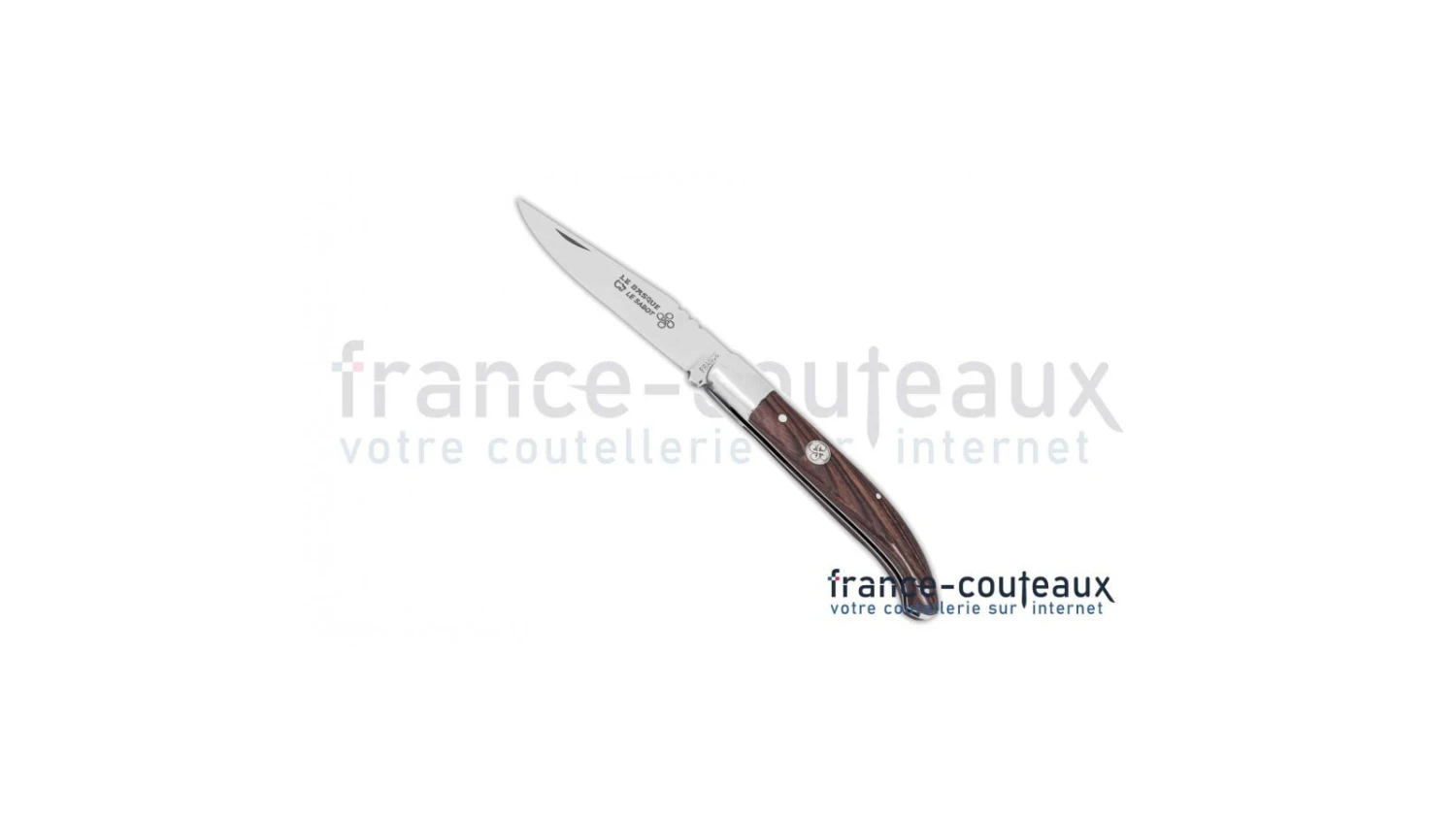 Le Basque Couteau De Poche Manche Bois De Violette 10 Cm 3 Le Basque Couteau De Poche Manche Bois De Violette 10 Cm