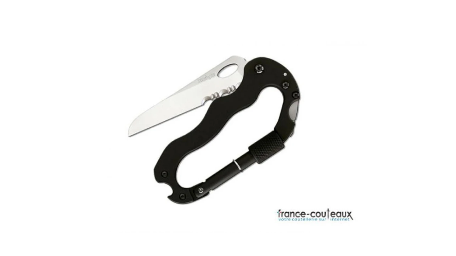 MOUSQUETON MULTIFONCTION - KERSHAW CARABINER TOOL - NOIR 3 MOUSQUETON MULTIFONCTION - KERSHAW CARABINER TOOL - NOIR