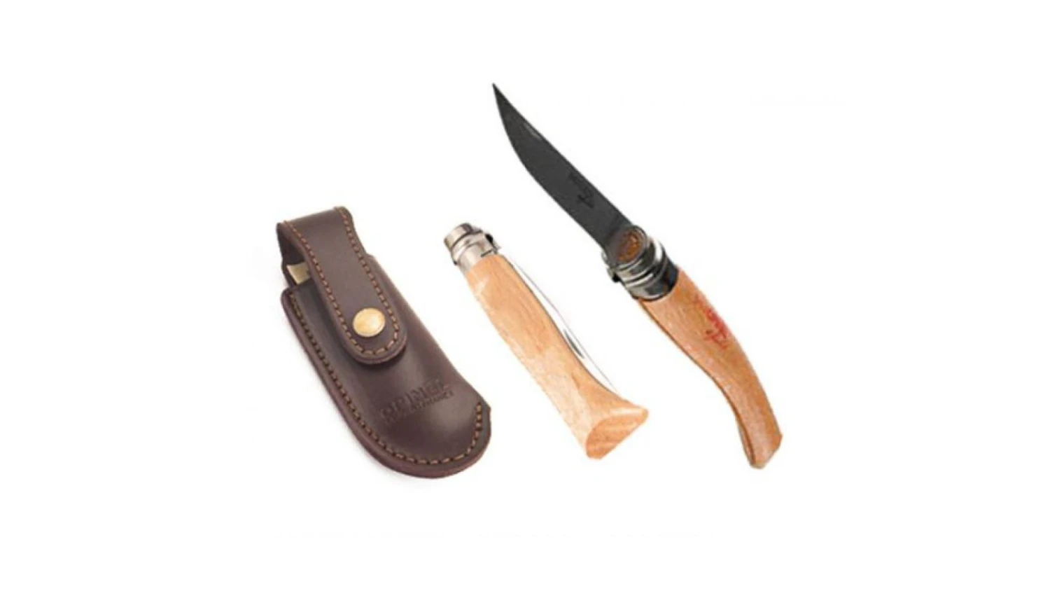Opinel N8 Et Son Fourreau En Cuir Marron 3 Opinel N8 Et Son Fourreau En Cuir Marron