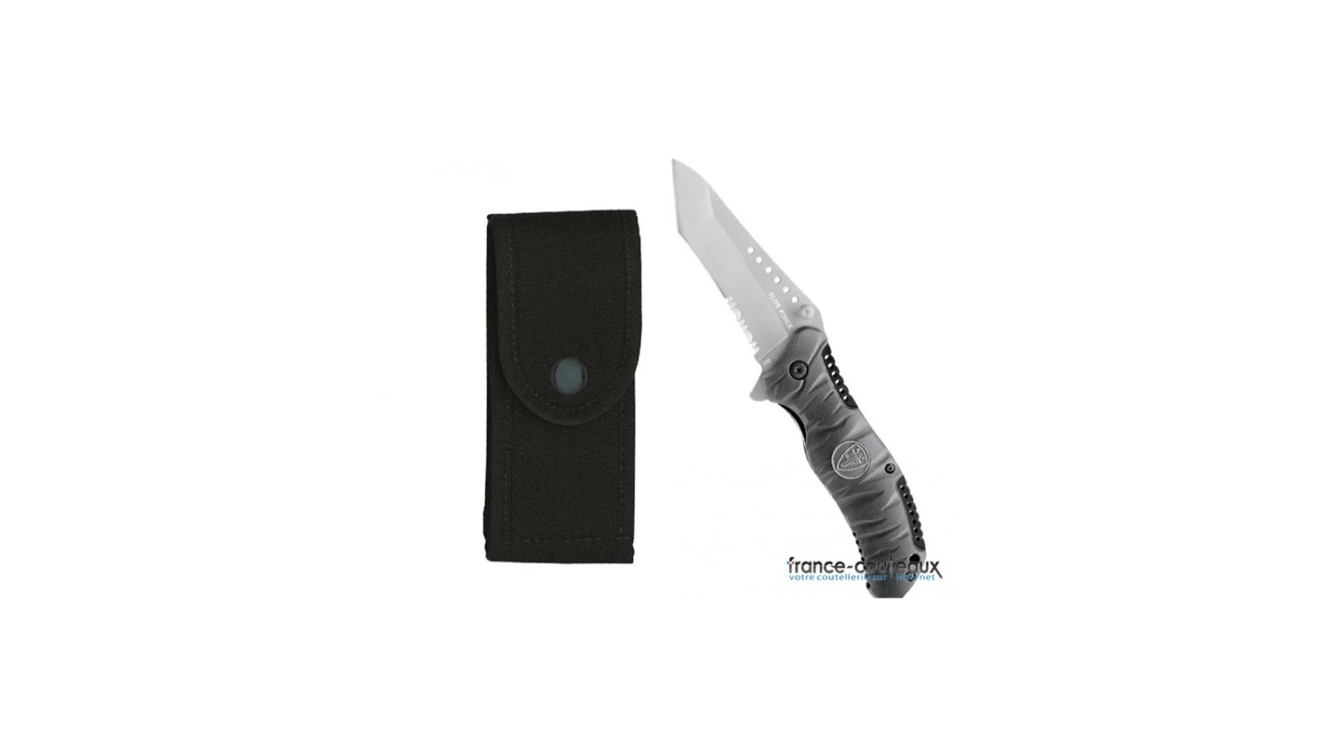 Pack Couteau Pliant Elite Force Tactique Avec étui En Cordura Noir 5 Pack Couteau Pliant Elite Force Tactique Avec étui En Cordura Noir – Image 3