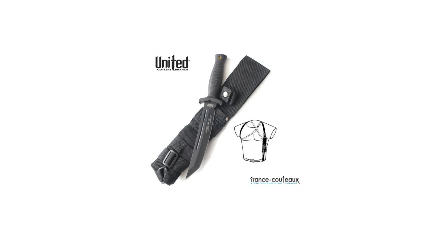 Poignard Combat Commander Tanto Avec étuis United Cutlery 3 Poignard Combat Commander Tanto Avec étuis United Cutlery