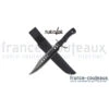 Poignard De Combat Survivor Type Rambo Lame Noire Avec étui En Nylon -Boutique United Cutlery poignard de combat survivor type rambo lame noire avec etui en nylon