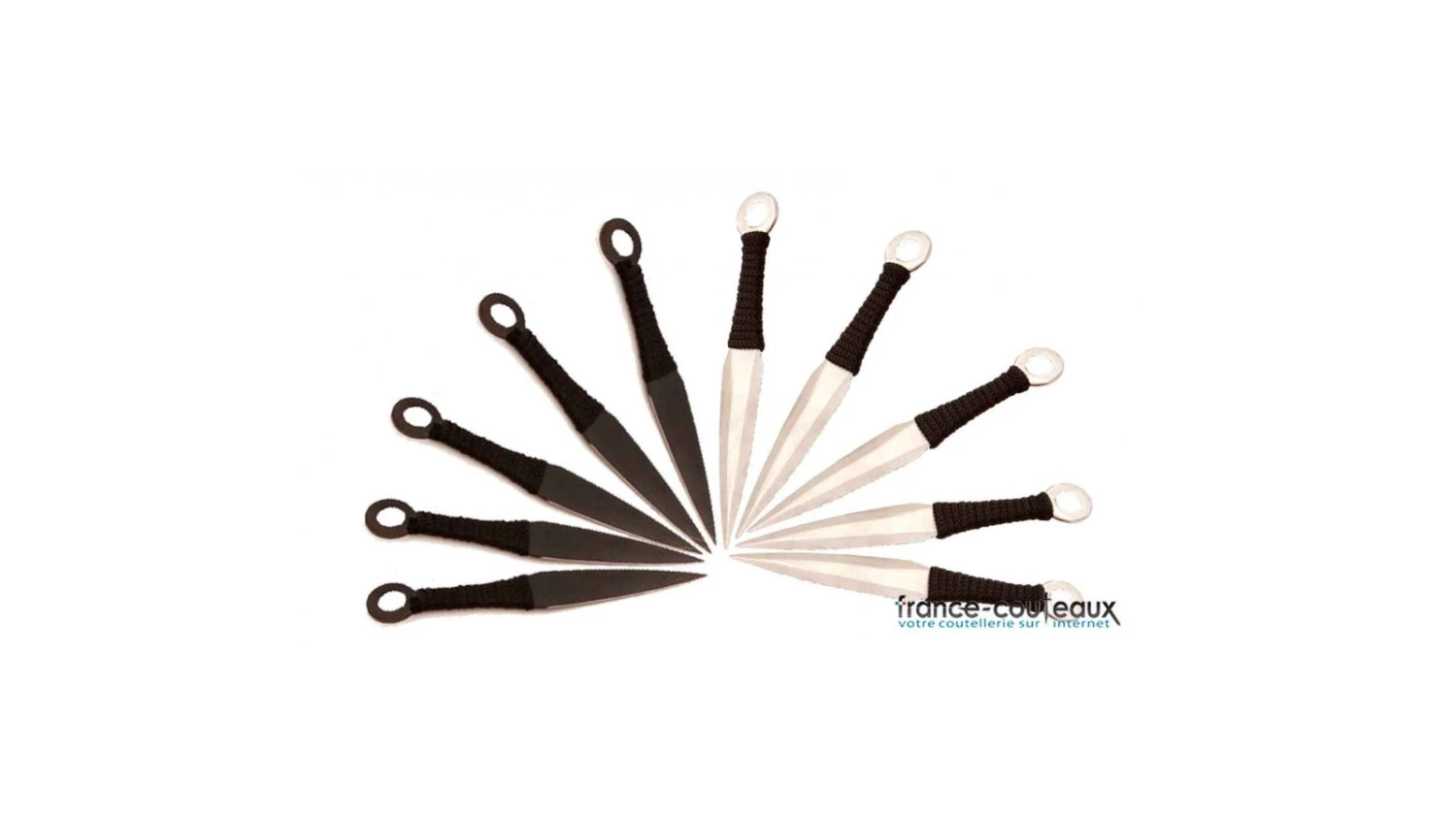 Set De 10 Kunais De Lancer De 16cm 3 Set De 10 Kunais De Lancer De 16cm