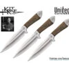 United Cutlery Set De 3 Couteaux De Lancer Kit Rae - Aircobra -Boutique United Cutlery set de 3 couteaux de lancer kit rae aircobra