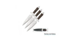 United Cutlery Set De 3 Couteaux De Lancer Kit Rae - Black Jet Kit