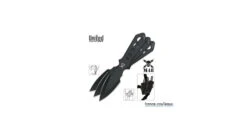 United Cutlery Set De 3 Couteaux De Lancer M48 Tactical Black Edition