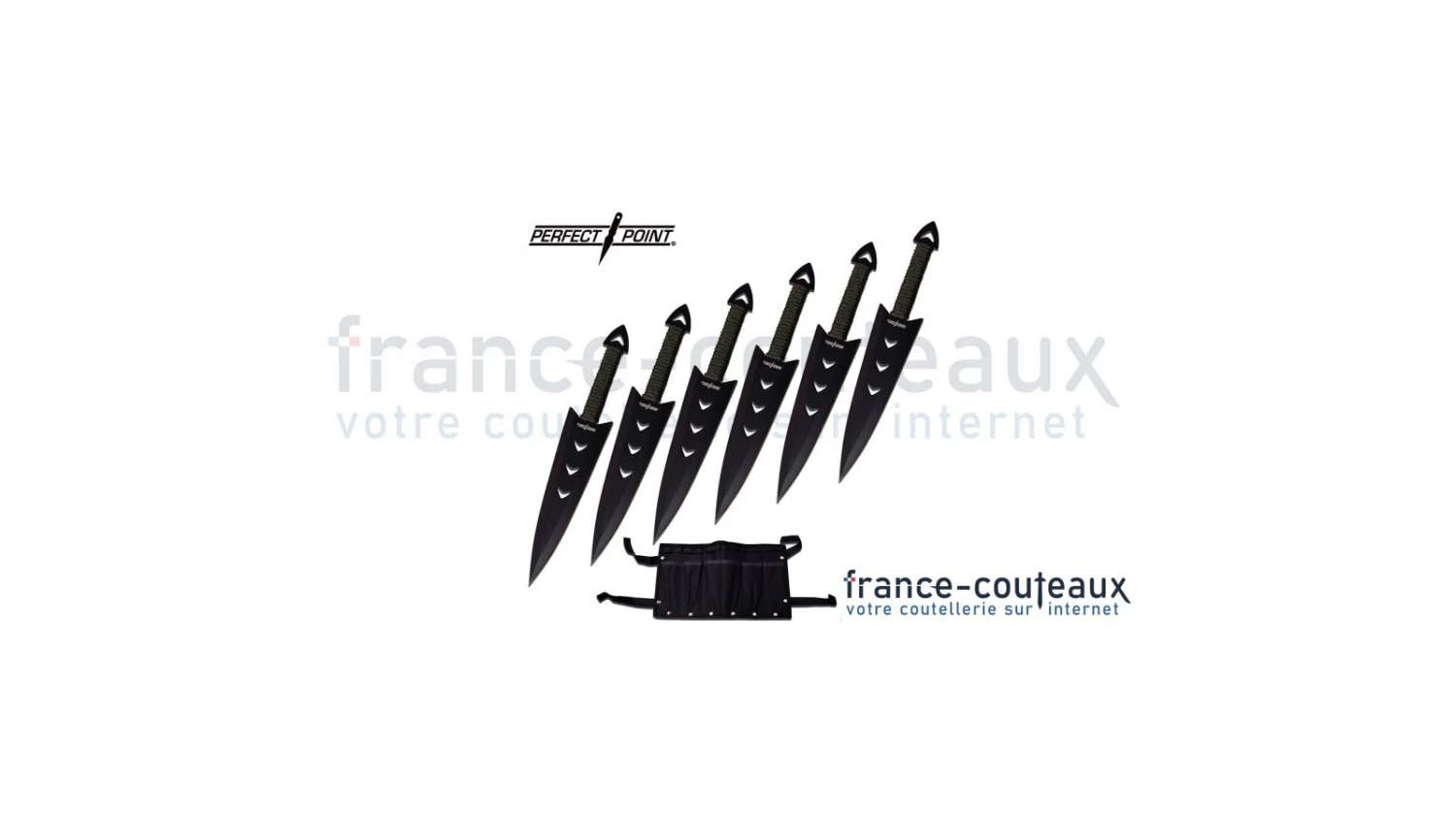 Set De 6 Couteaux De Lancer Avec étui Port Cuisse 4 Set De 6 Couteaux De Lancer Avec étui Port Cuisse – Image 2