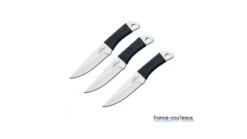 Set De Trois Couteaux De Lancer Paracorde Gil Hibben
